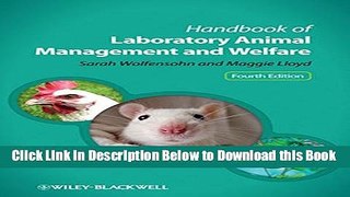 [Reads] Handbook of Laboratory Animal Management and Welfare Online Books