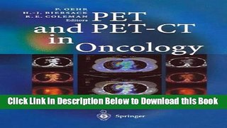 [Best] PET and PET-CT in Oncology Free Books