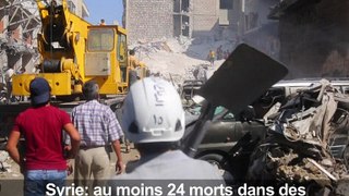 Syrie: des bombes et des morts avant la trêve