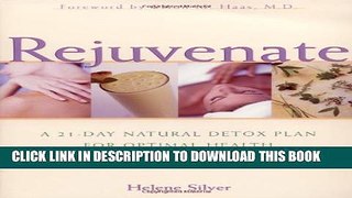 New Book Rejuvenate: A 21-Day Natural Detox Plan for Optimal Health