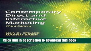Read Contemporary Direct and Interactive Marketing (Third Edition)  Ebook Free