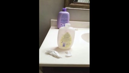 Baby Takes a Bath in the Toilet