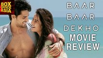 Baar Baar Dekho Full Movie Review | Sidharth Malhotra, Katrina Kaif | Box Office Asia