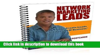 Read How to Create Network Marketing Leads with Post Cards (Network Marketing/MLM Lead Generation