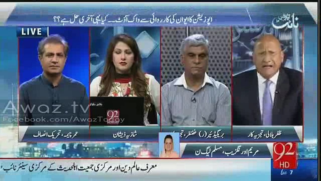 Zafar Hilaly Insults PMLN's Maryam Aurangzeb, S...