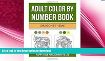 FAVORITE BOOK  Adult Color  By Number Book: Dragons Theme  GET PDF