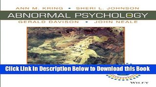[Best] Abnormal Psychology 12e Binder Ready Version + WileyPLUS Registration Card Online Books