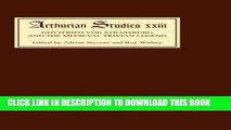 [PDF] Gottfried von Strassburg and the Medieval Tristan Legend: Papers from an Anglo- North