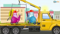 Cars Cartoons for children about The Tow Truck with Car Wash & Car Service - Kids Cartoon