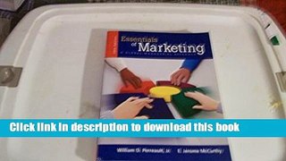 Read Essentials of Marketing: A Global-Managerial Approach (Mcgraw-Hill / Irwin Series in