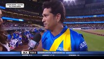 Sachin Blasters Vs Warne Warriors World Legends Match Highlights