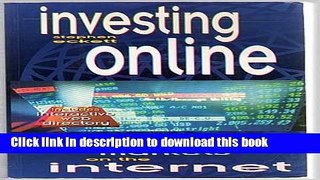 Read Investing Online  Ebook Free