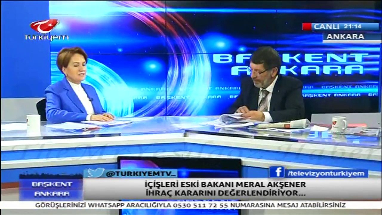 Yavuz Selim Demirağ İle Başkent Ankara-9 Eylül 2016-Meral Akşener İhraç Kararını Değerlendirdi