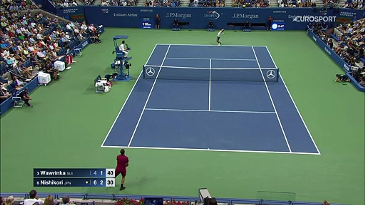 ABD Açık: Stanislas Wawrinka - Kei Nishikori (Özet)