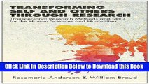 [Best] Transforming Self and Others Through Research: Transpersonal Research Methods and Skills