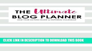 [PDF] The Ultimate Blog Planner Full Collection