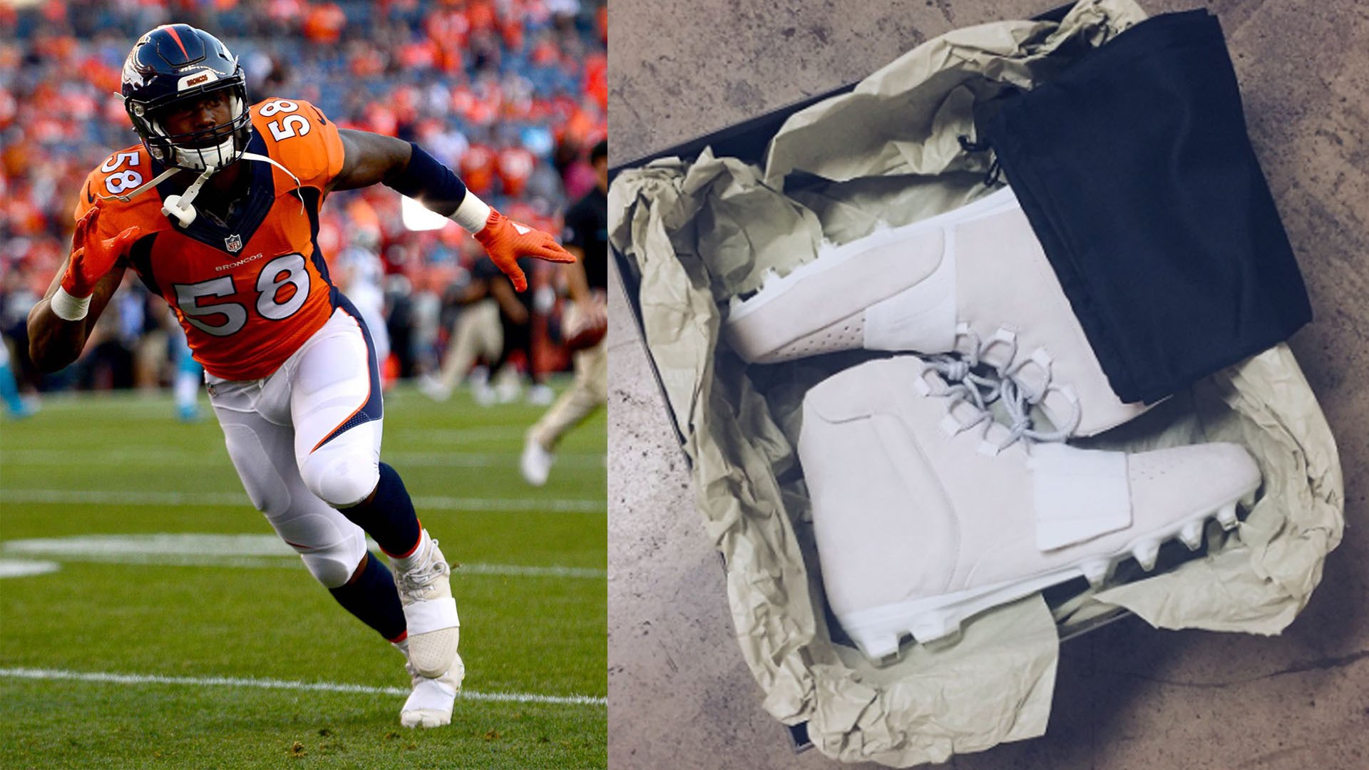 von miller football cleats