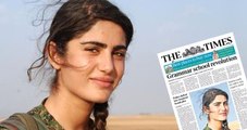 İngiliz Times, PYD'li Teröristi Kapak Yapıp Övgüler Dizdi