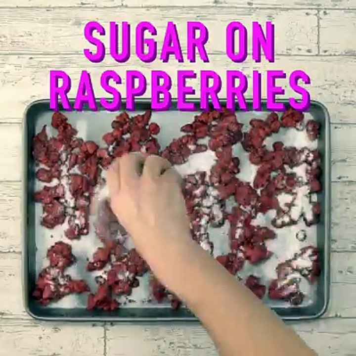Raspberry Upside Down Cake