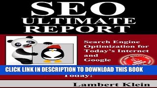 [PDF] SEO Ultimate  Report: Search Engine Optimization for Today s Internet   Google Popular