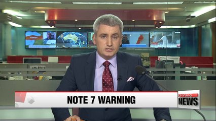 Galaxy Note 7 users in Korea told to turn off device