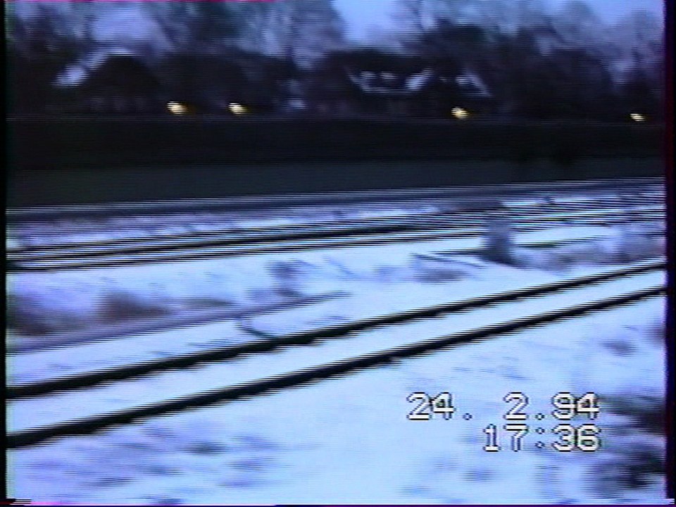 Berlin TMFB départ de Tegel le 24.02.1994 La Gare française de Tegel  Buddestrasse 2