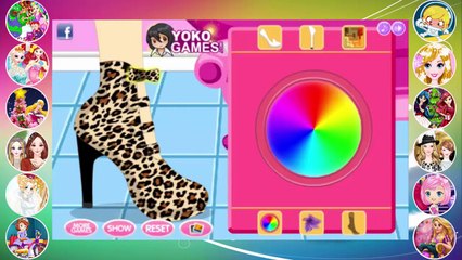 Design Your Shoes - Girl Game Walkthrough - Video Games for Kids