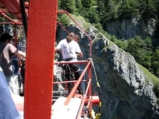 Saut à l'élastique de Vincent