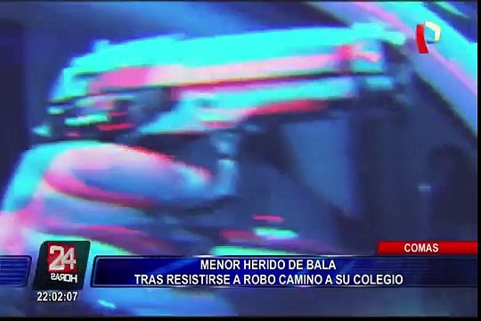 Comas: balean a escolar que se resistió a robo de su celular