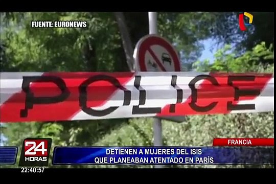 Francia: detienen a mujeres yihadistas que planeaban atentado en París