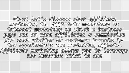 Affiliate Marketing: The Ins and Outs