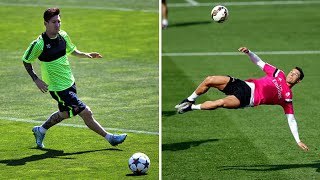 Lionel Messi vs Cristiano Ronaldo ▶ Top 10 Craziest Skills In Training