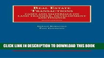 [PDF] Real Estate Transactions, Cases and Materials on Land Transfer, Development and Finance