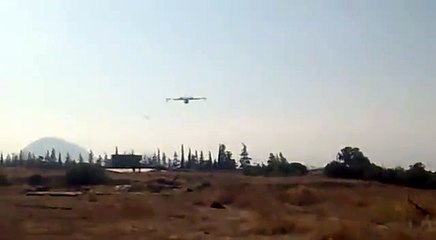 fire extinguisher by plane