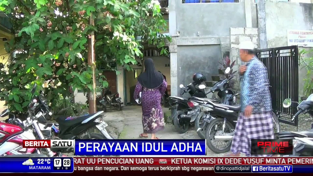 Jemaah Tarekat Naqsabandiyah Shalat Idul Adha di Musala Baitul Makmur