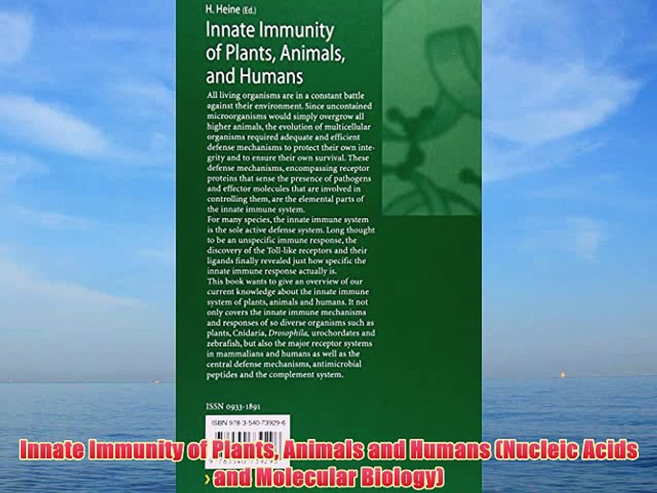 [PDF] Innate Immunity of Plants Animals and Humans (Nucleic Acids and Molecular Biology) Popular