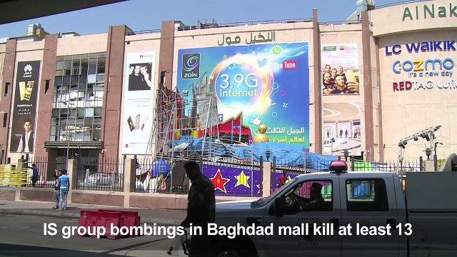 IS bombings near Baghdad mall kill at least 13 people