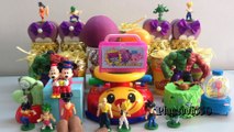 PLAY DOH SURPRISE EGGS with Surprise Toys,Shopkins,DragonBall,Hulk,Egg Surprise Toys for Kids