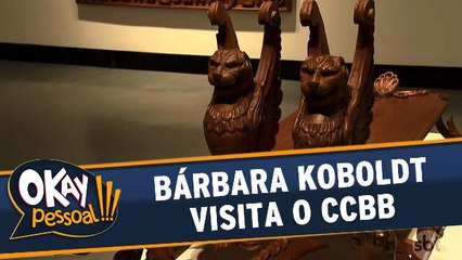 Bárbara Koboldt visita CCBB