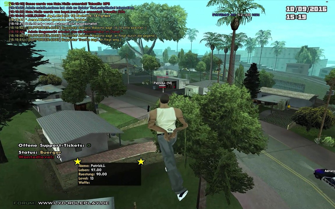 PatrickJ. Flyhack Ban