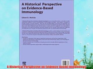 [PDF] A Historical Perspective on Evidence-Based Immunology Full Colection