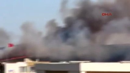 Tuzla'da Askeri Bölgede Yangın