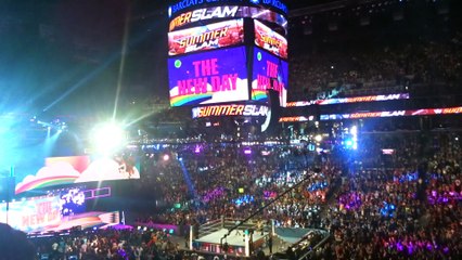 WWE Summerslam 2016 - The New Day Entrance  - Live Barclays Center NYC HD