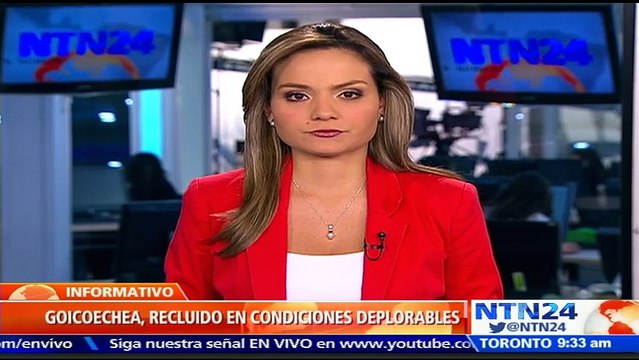 Rosaura Valentini contó a NTN24 las condiciones de reclusión en las que ha estado su esposo Yon Goicoechea desde su detención