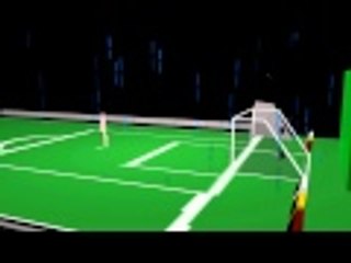 Epic Physics Demo: Penalty Kick Breaks the Net & Collides with Rain 🌧️