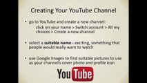 Earn a Living on YouTube Creating a YouTube Channel