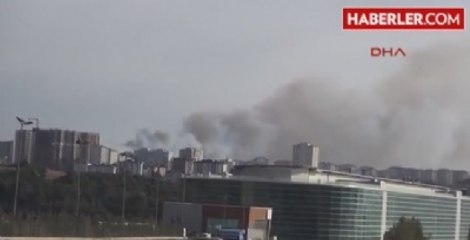 Tuzla'da Askeri Alanda Yangın