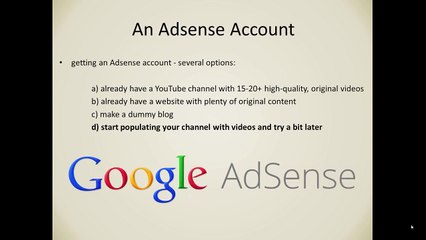 Earn a Living on YouTube Adsense Account