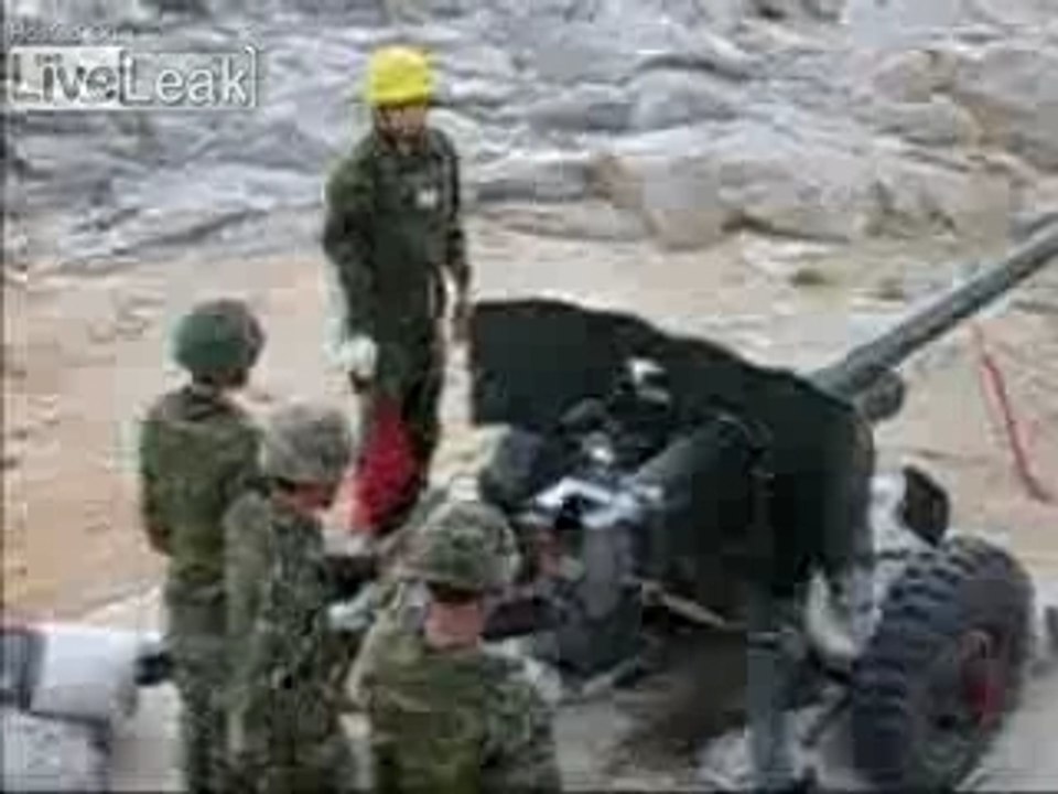 Accident Tir d'artillerie-