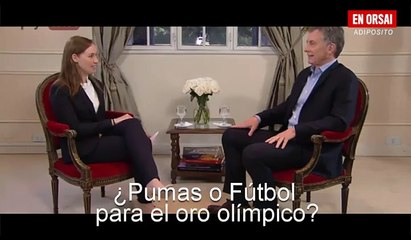 Entrevista internacional al presidente argentino Mauricio Macri
